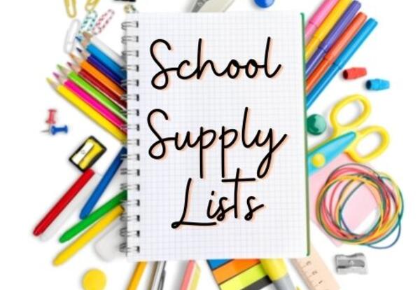  2024-2025 School Supply Lists